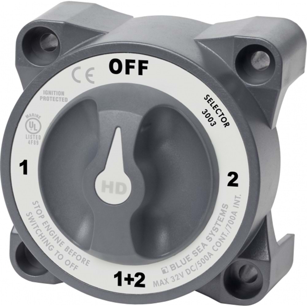 Blue Sea Systems Akü Şalteri 500A AFD 2 Girişli 32V DC