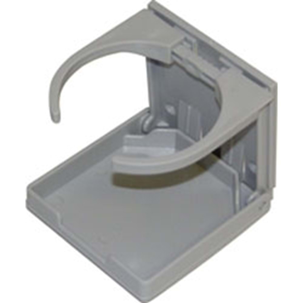 Katlanır Bardaklık - Gri Renk 100x95 mm