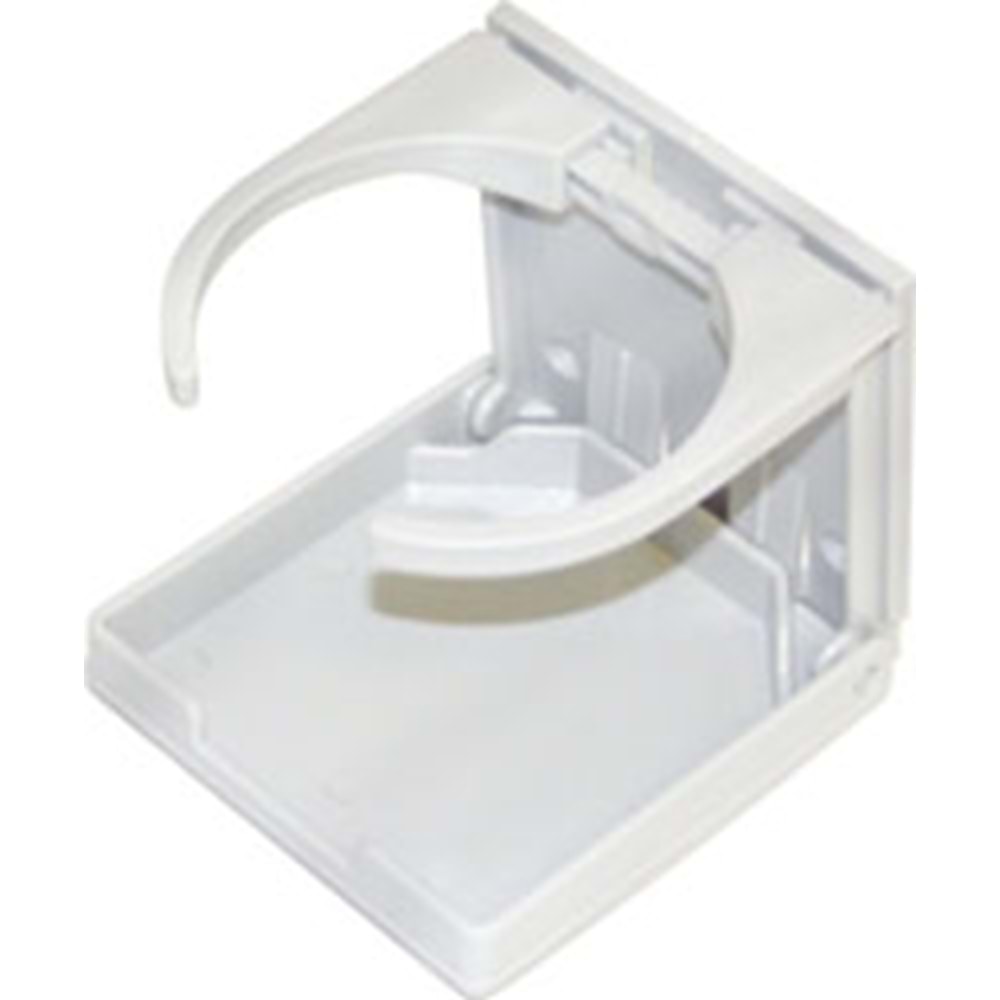 Katlanır Bardaklık - Beyaz Renk 100x95 mm