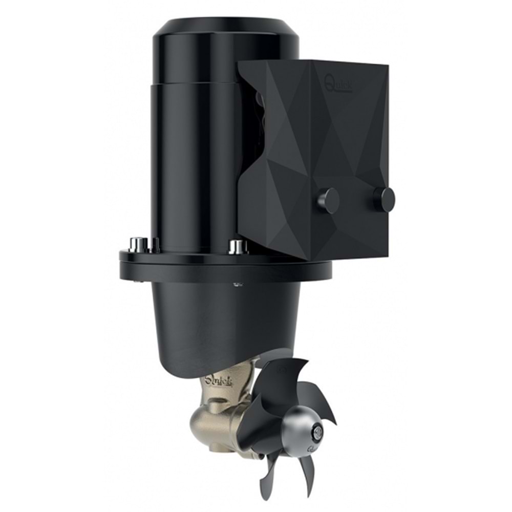Quick Baş Manevra Pervanesi – 25 kgf, 12V, 1.3 kW Motor, Ø110 mm Tünel, 5-7 m Tekne Uyumlu