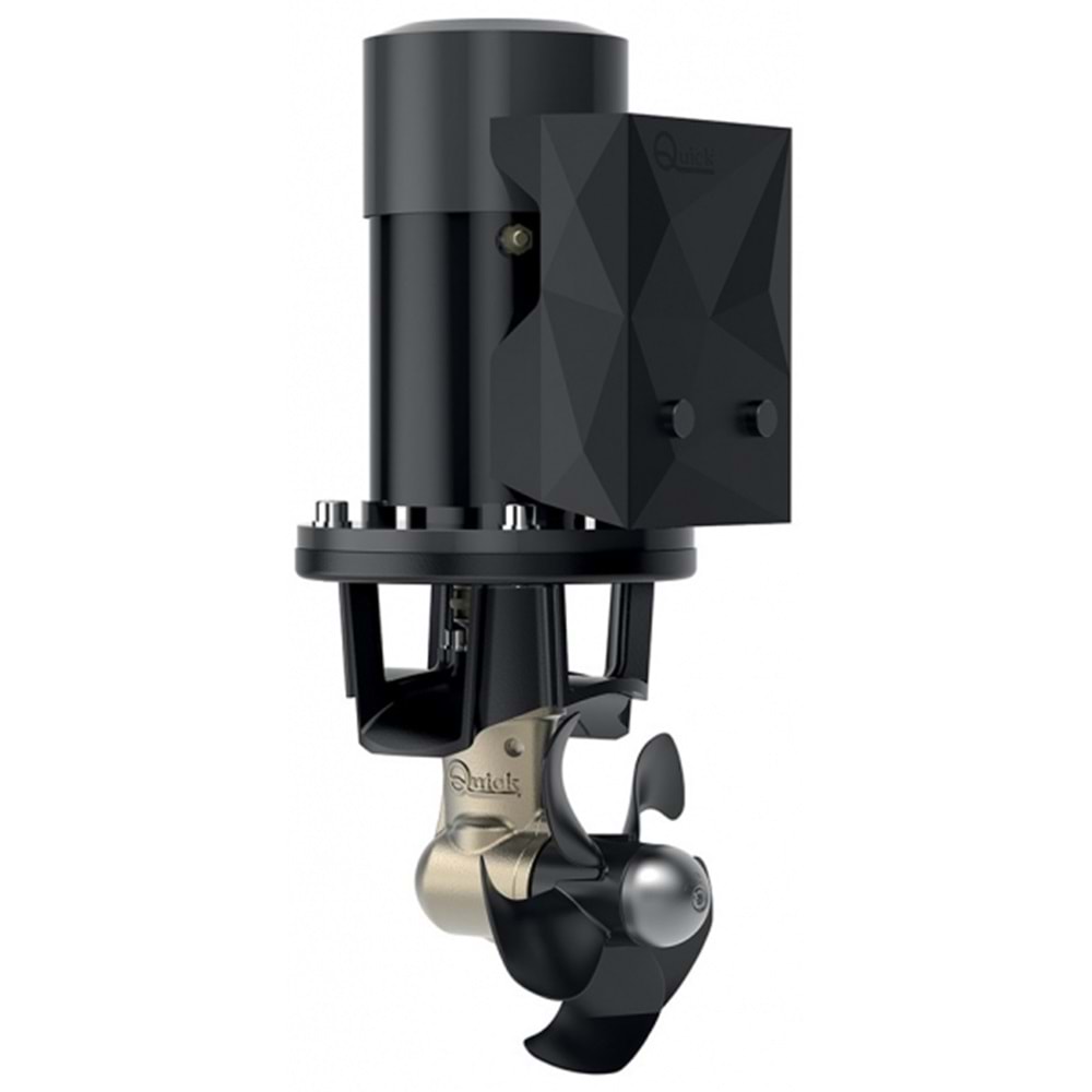 Quick Baş Manevra Pervanesi – 75 kgf, 12V, 4 kW, Ø185 mm Tünel, 10–13 m Tekne Uyumlu