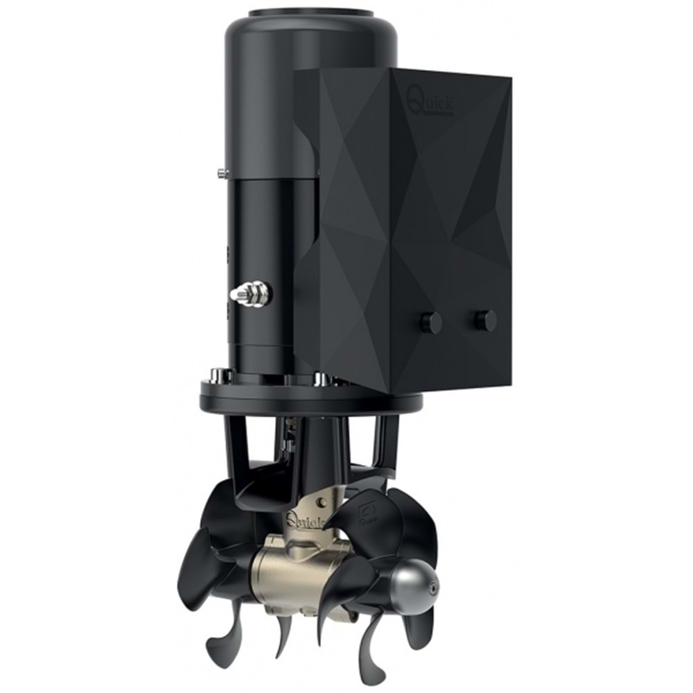 Quick Baş Manevra Pervanesi – 105 kgf, 12V, 6.3 kW, Ø185 mm Tünel, 12–15 m Tekne Uyumlu