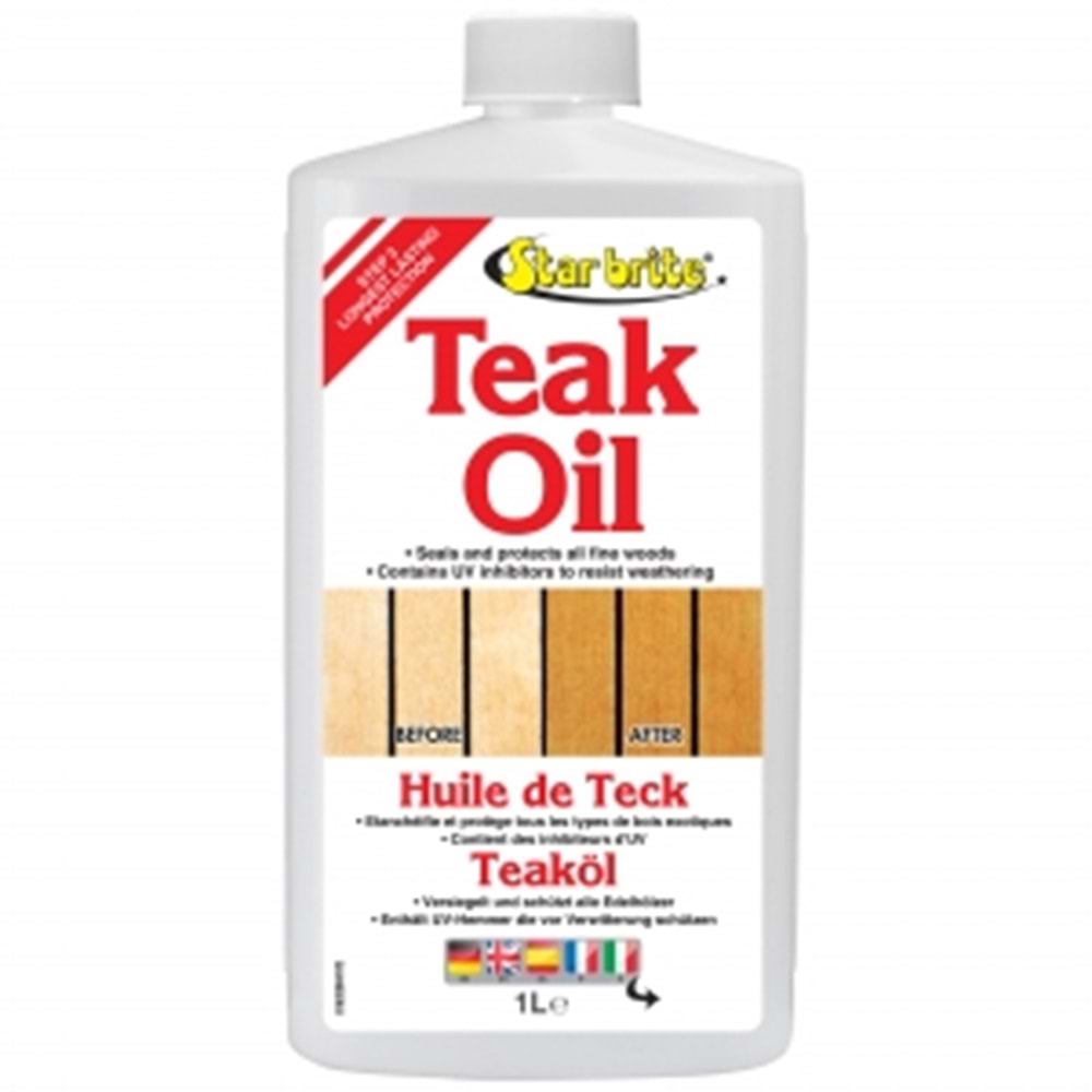 Tik Yağı – 946 ml, Su Geçirmez Ahşap Koruyucu Yağ