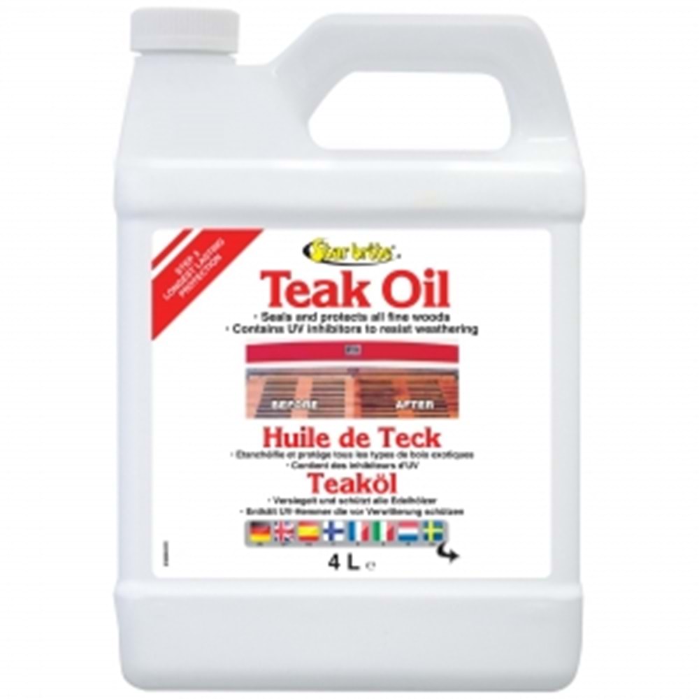 Tik Yağı – 3.79 L, Su Geçirmez Ahşap Koruyucu Yağ