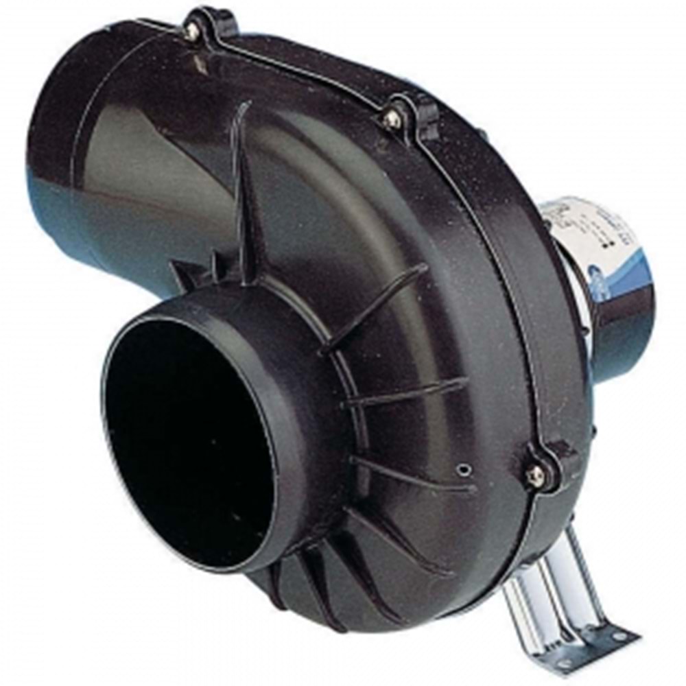 Jabsco Blower – 12V, 4.2 m³/dk, Ø76 mm, 360° Ayarlanabilir Çıkış