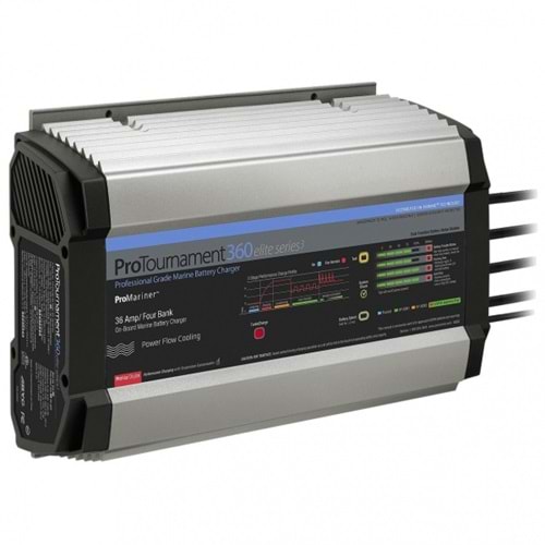 ProMariner Pro Tournament 360 12V - 36A 4 Çıkışlı Akü Şarj Cihazı