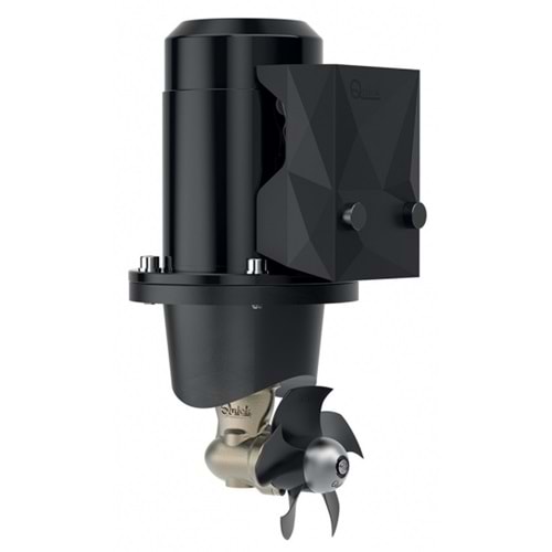 Quick Baş Manevra Pervanesi – 25 kgf, 12V, 1.3 kW Motor, Ø110 mm Tünel, 5-7 m Tekne Uyumlu