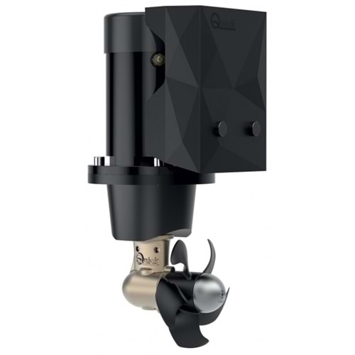 Quick Baş Manevra Pervanesi – 40 kgf, 12V, 2.2 kW Motor, Ø140 mm Tünel, 7–9 m Tekne Uyumlu