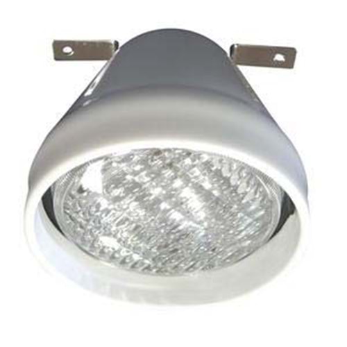 Gurcata lambası Gövde Beyaz, sert PVC, braketi paslanmaz çeliktir. 12v/35w