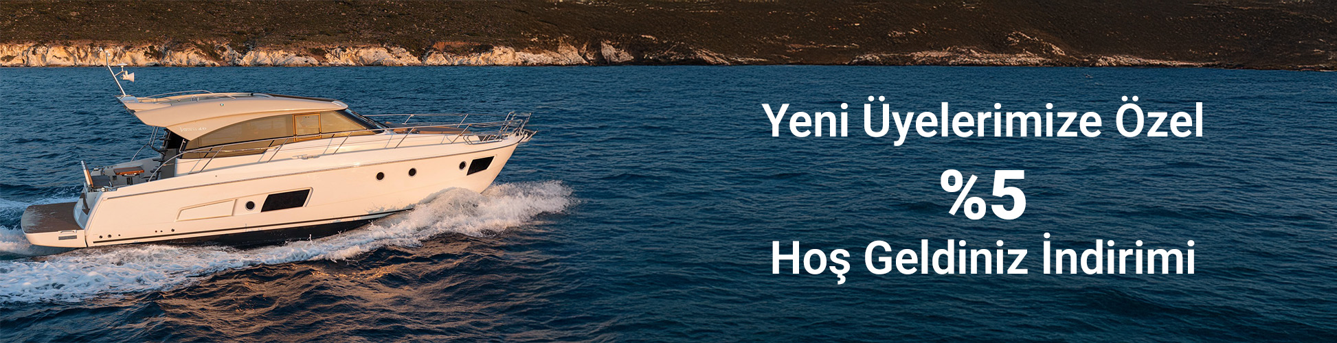Yeni Üyelerimize Özel 5 Hoş Geldiniz İndirimi