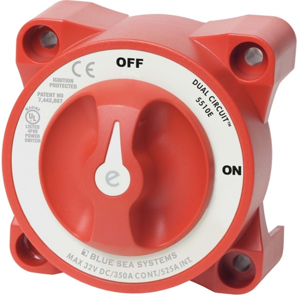 Blue Sea Systems e-Serisi Dual Circuit Devre Kesici 350A