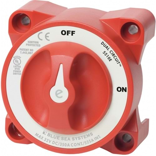 Blue Sea Systems e-Serisi Dual Circuit Devre Kesici 350A
