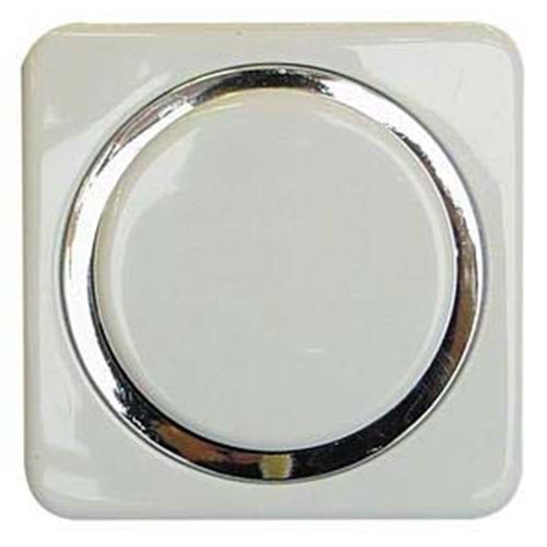 Beyaz Sarı Dekorlu Kabin İçi Çakmak Soketi 60x60 mm