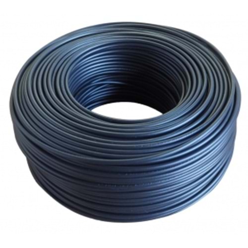 Tekli Marin Elektrik Kablosu – Siyah, 2.5 mm²