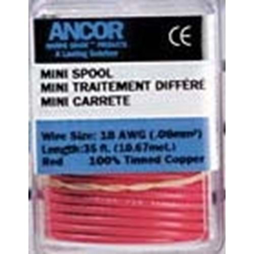 Mini Makaralı Kablo – 5 mm² Kırmızı, 2,4 Metre