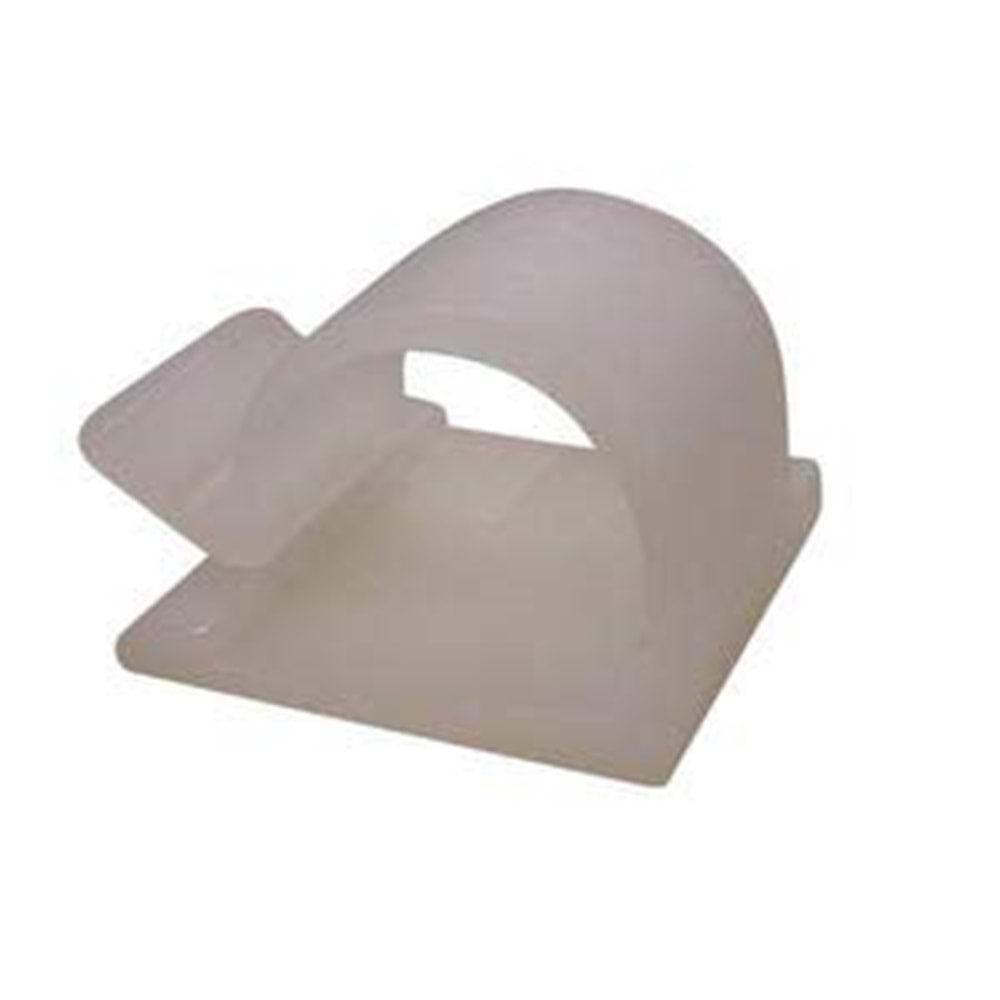 Kendinden Yapışkanlı Plastik Kablo Tutucu – 15x18 mm İç Ebatlı