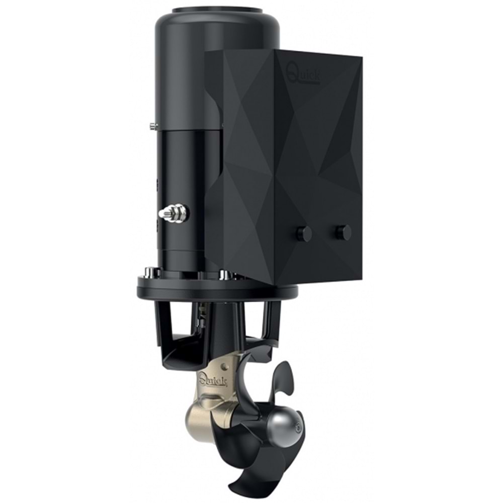 Quick Baş Manevra Pervanesi – 95 kgf, 12V, 6 kW, Ø185 mm Tünel, 12–15 m Tekne Uyumlu