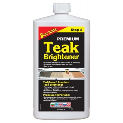 Tik Parlatıcı – 950 ml, Doğal Renk Verici ve Damar Belirginleştirici Ahşap Cilası